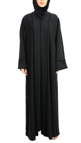 Classic Thread Work Abaya